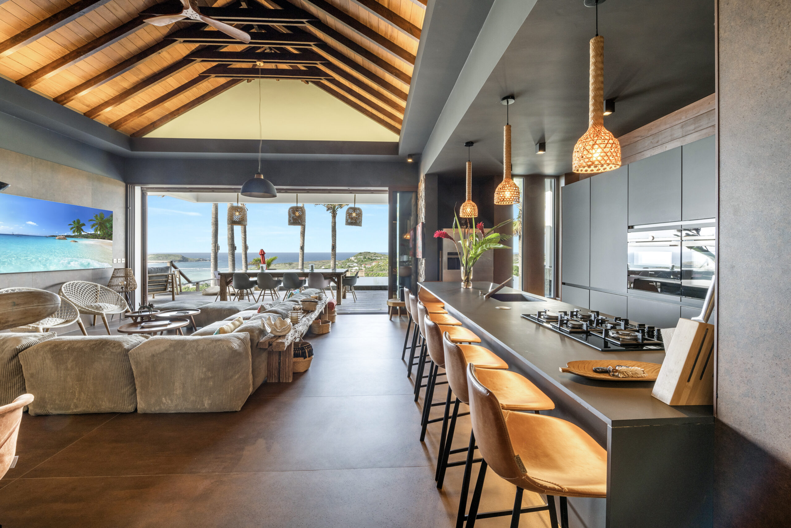 Quiet Caribbean living at Casa Pablo in St Barts.