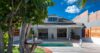 Contemporary villa with private pool, shaded terrace, and tropical garden in St Barts vacation rental
