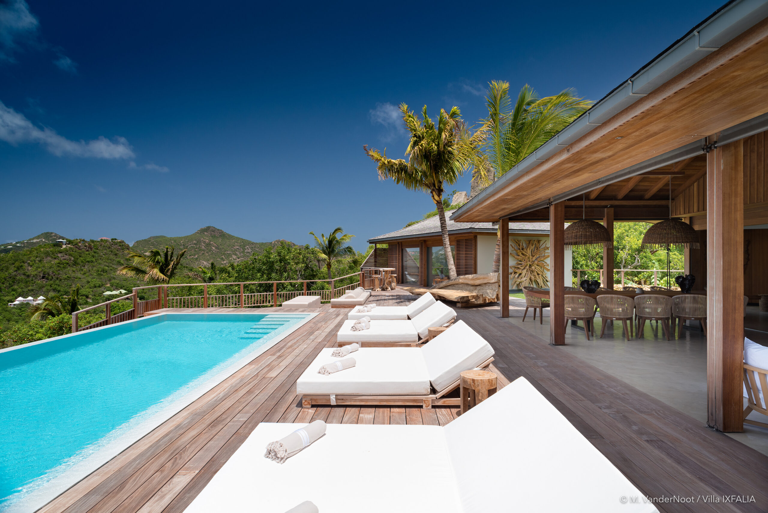 Infinity Pool - Villa Ixfalia in Saint Jean