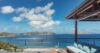 Terrace lounge with panoramic ocean view at private villa rental in St Barts