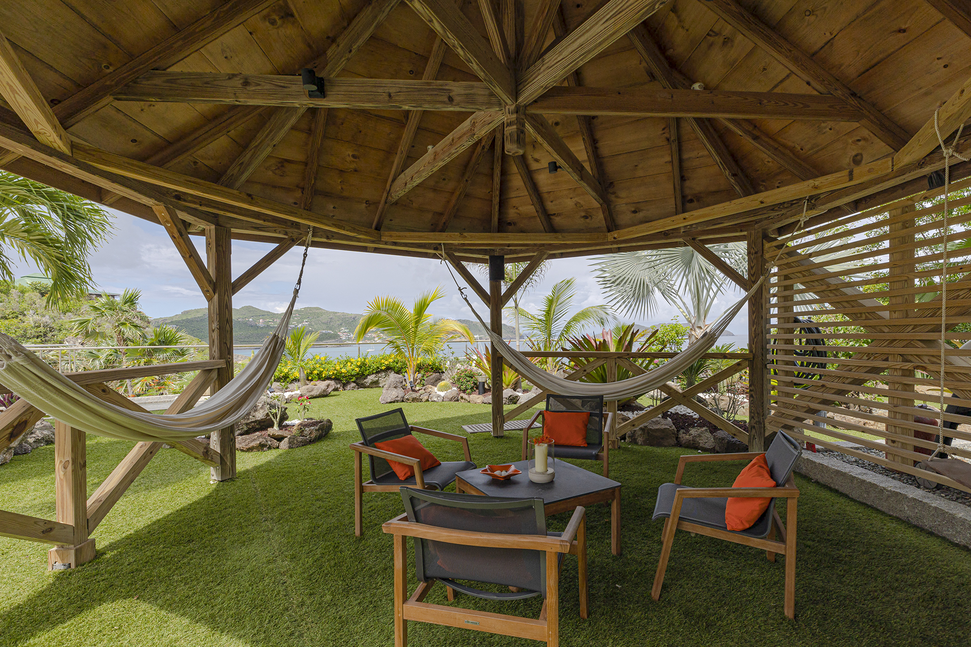 Lifestyle moment at Villa Les Jardins Demmanuel, St Barts