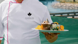 Your private butler is serving food in St. Barts | St. Barthélemy Villas